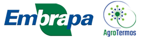 Logo Embrapa e AgroTermos